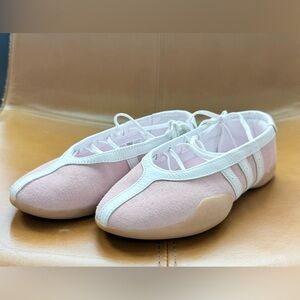 adidas Pink and White Women's Athletic Shoes